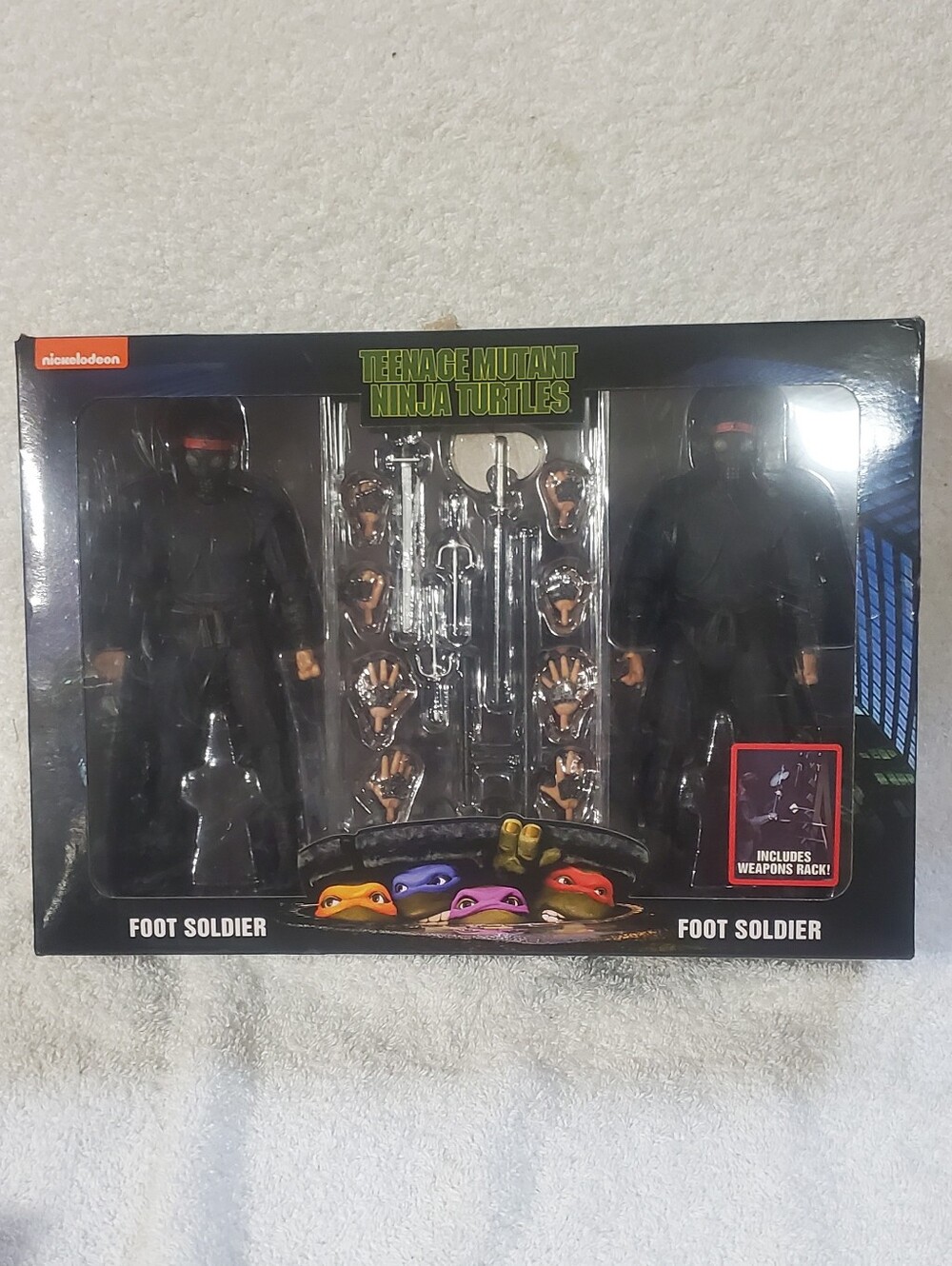 Teenage Mutant Ninja Turtles Foot Soldier Action Figures - Black - Nickelodeon